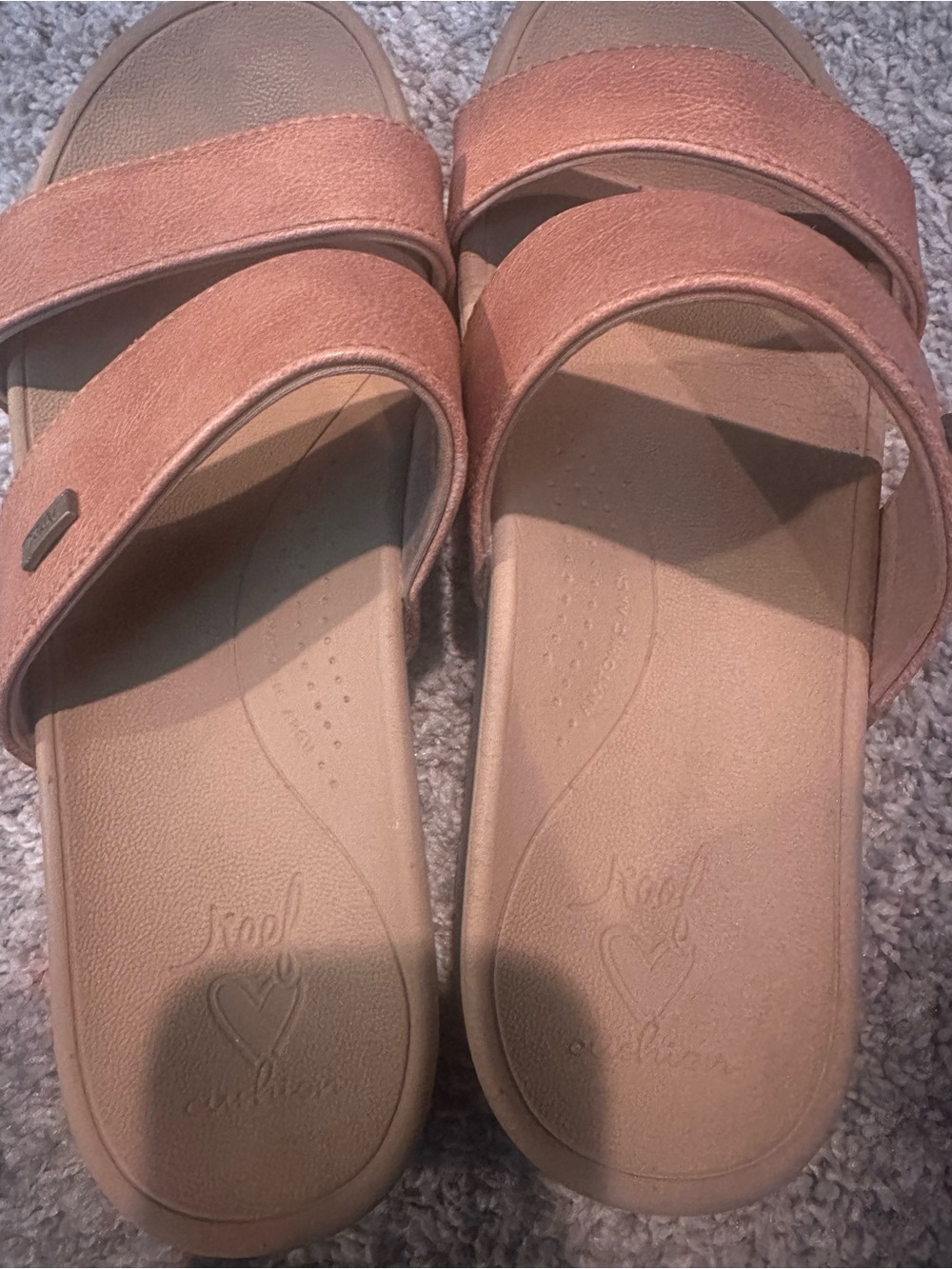 Reef Women's Tan Slide Sandals - Picture 3 of 3